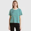 Striped t-shirt in warm cotton