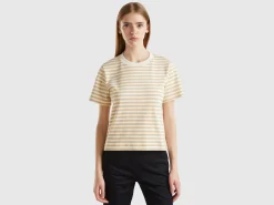 Striped t-shirt in warm cotton