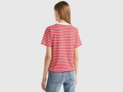 Striped t-shirt in warm cotton