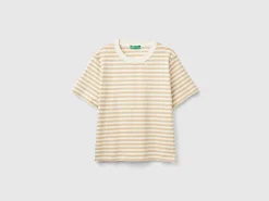 Striped t-shirt in warm cotton