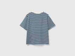 Striped t-shirt in warm cotton