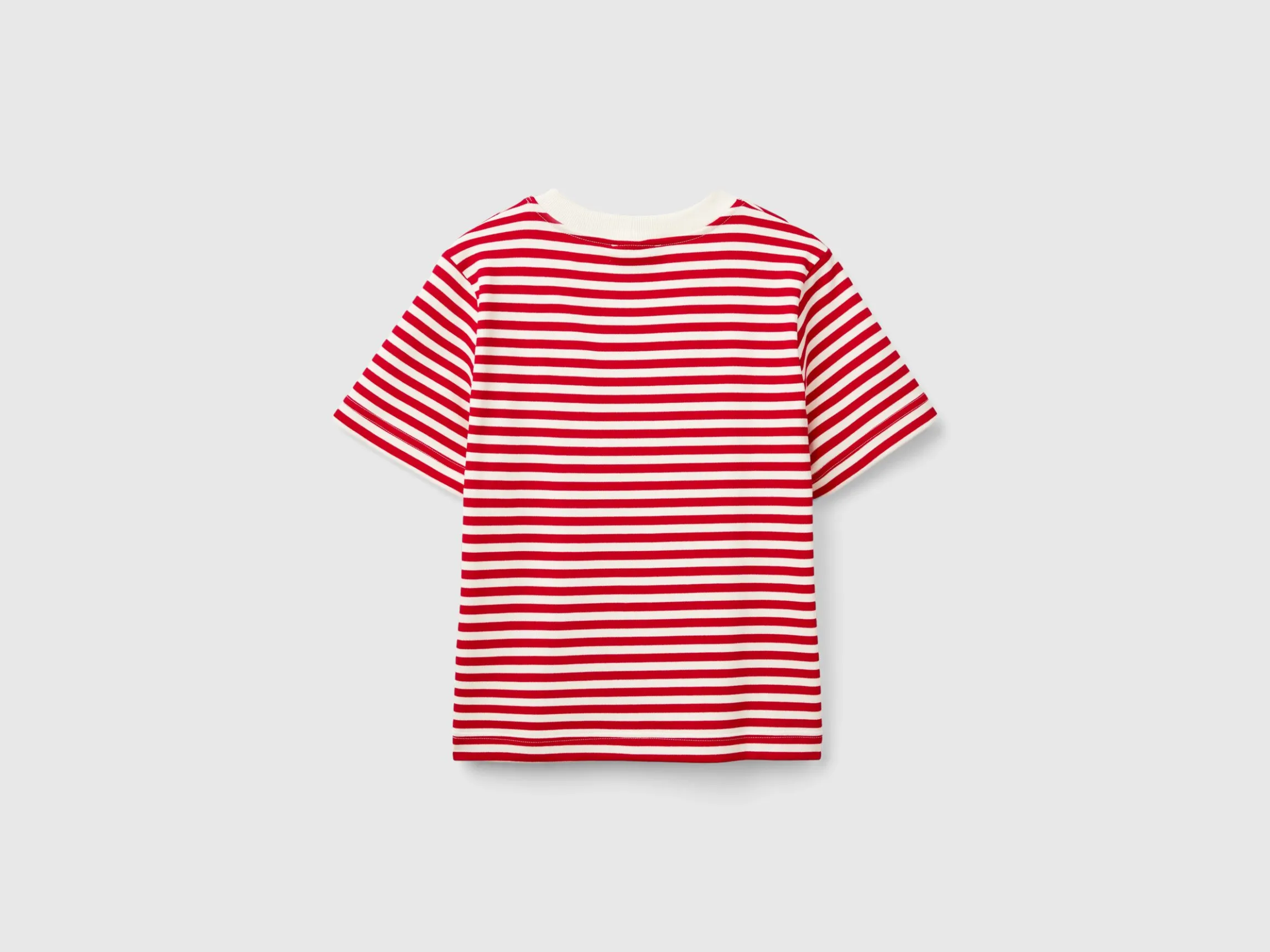 Striped t-shirt in warm cotton