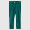 Super skinny chenille trousers