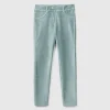 Super skinny chenille trousers