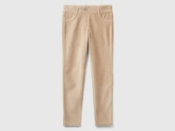 Super skinny chenille trousers