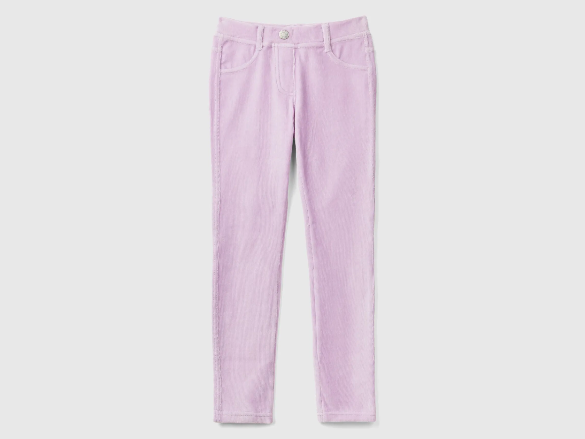 Super skinny chenille trousers