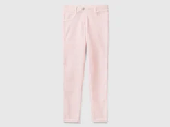 Super skinny chenille trousers