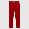 Super skinny chenille trousers
