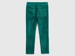 Super skinny chenille trousers