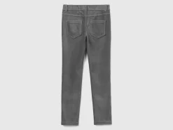 Super skinny chenille trousers
