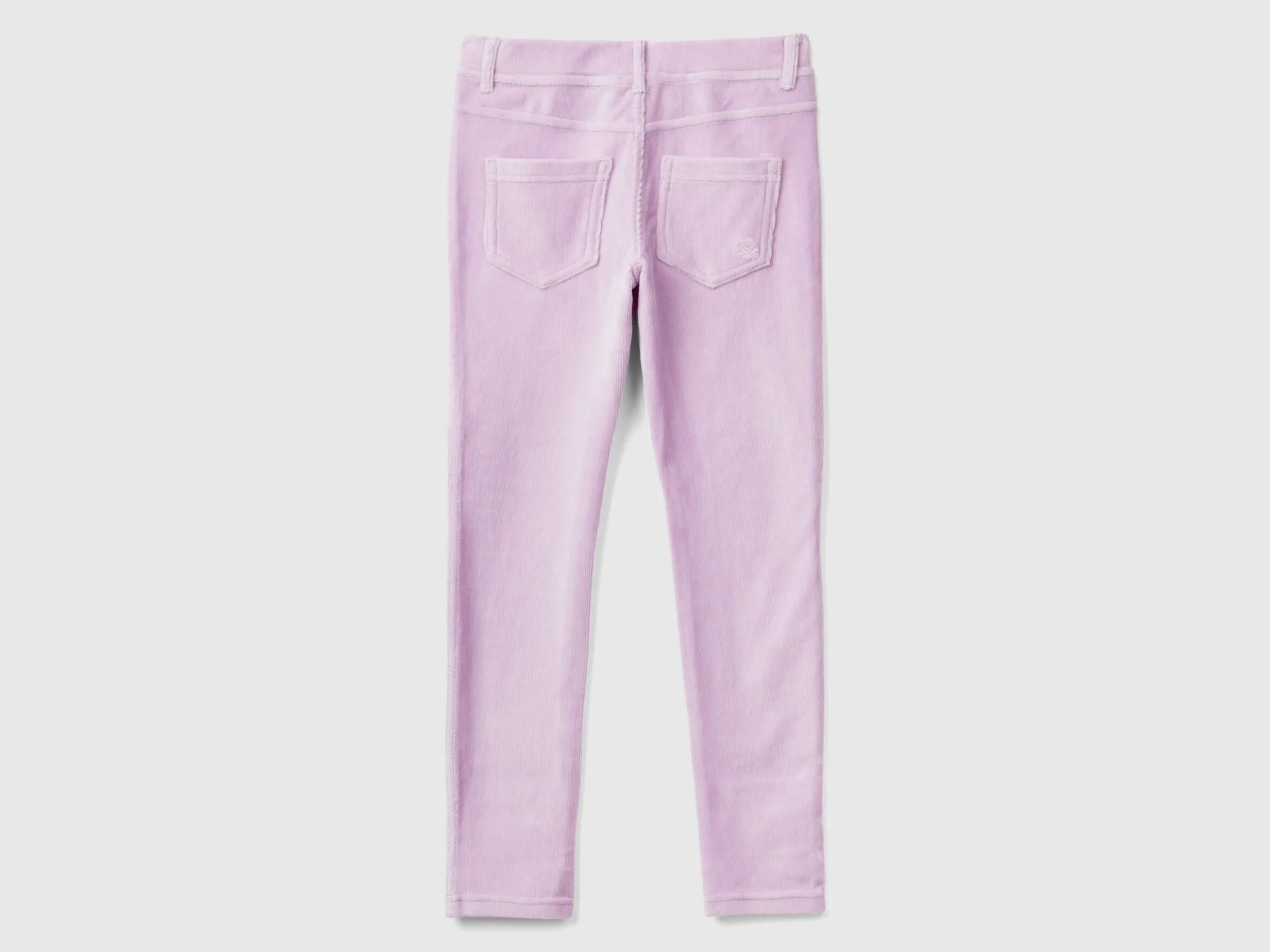 Super skinny chenille trousers
