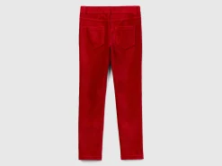 Super skinny chenille trousers