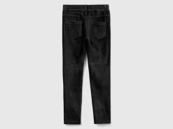 Super skinny chenille trousers