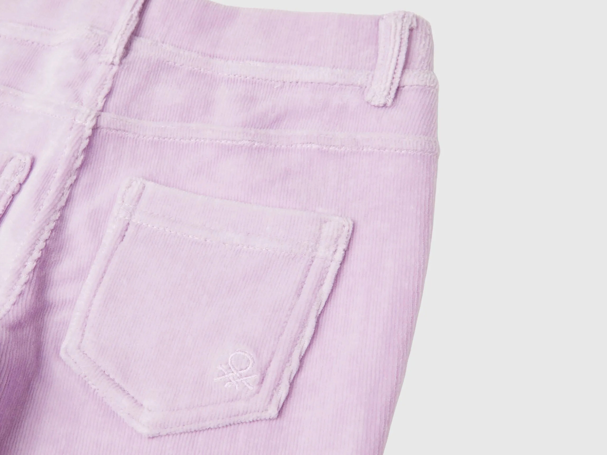 Super skinny chenille trousers