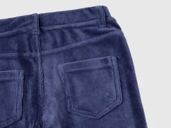 Super skinny chenille trousers