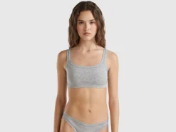 Super stretch organic cotton bra