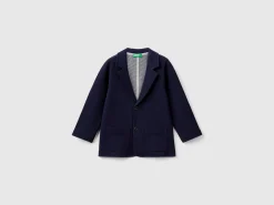 Sweat blazer with pockets