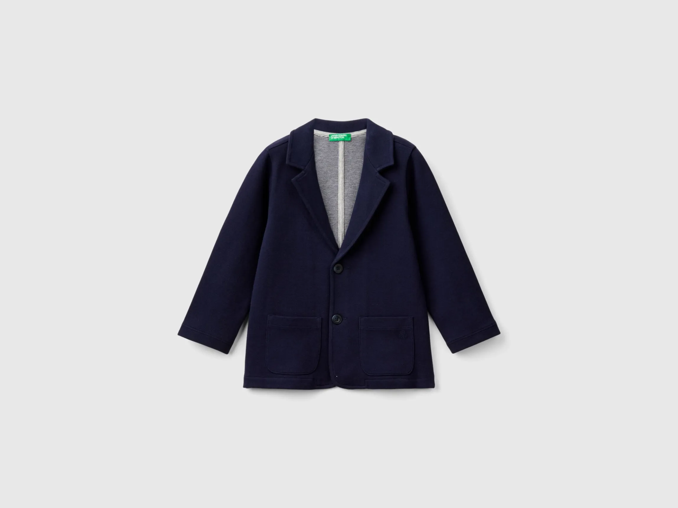 Sweat blazer with pockets