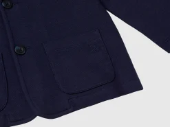 Sweat blazer with pockets