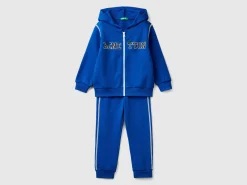 Sweat tracksuit in 100% cotton