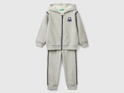 Sweat tracksuit in 100% cotton