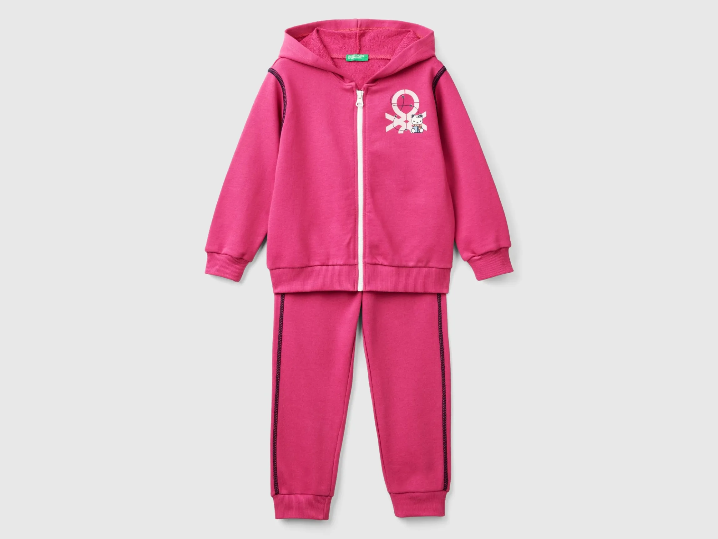 Sweat tracksuit in 100% cotton