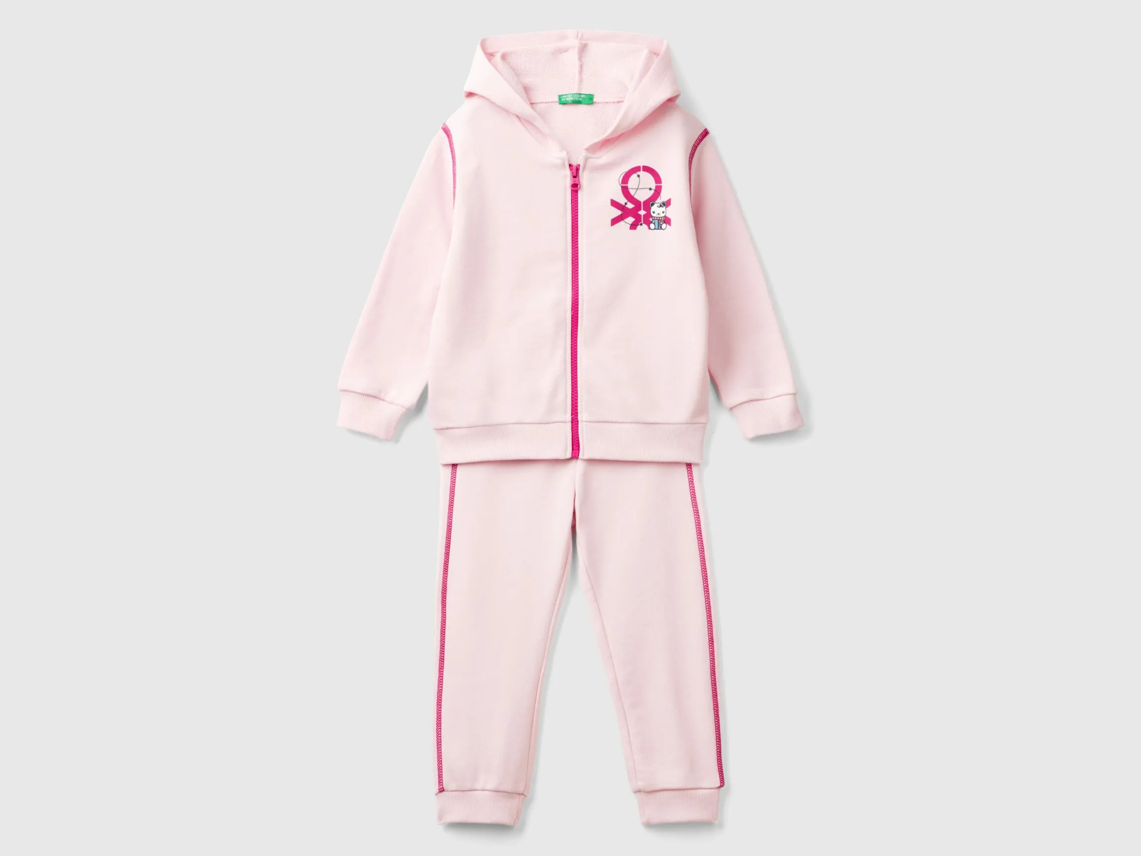 Sweat tracksuit in 100% cotton