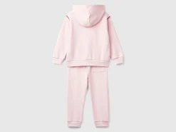 Sweat tracksuit in 100% cotton
