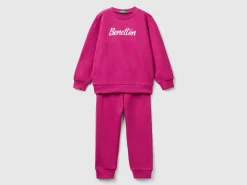 Sweat tracksuit with logo