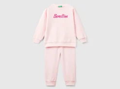 Sweat tracksuit with logo
