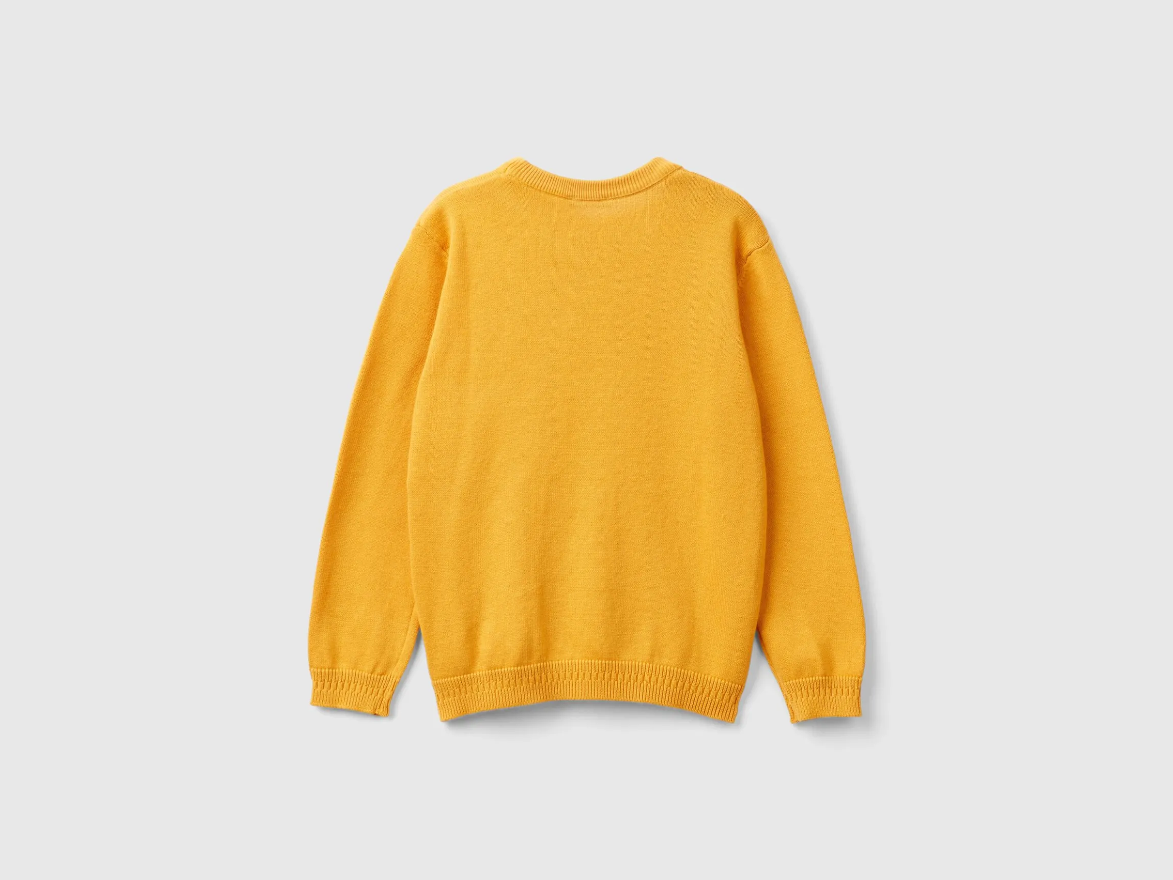 Sweater in pure cotton with logo