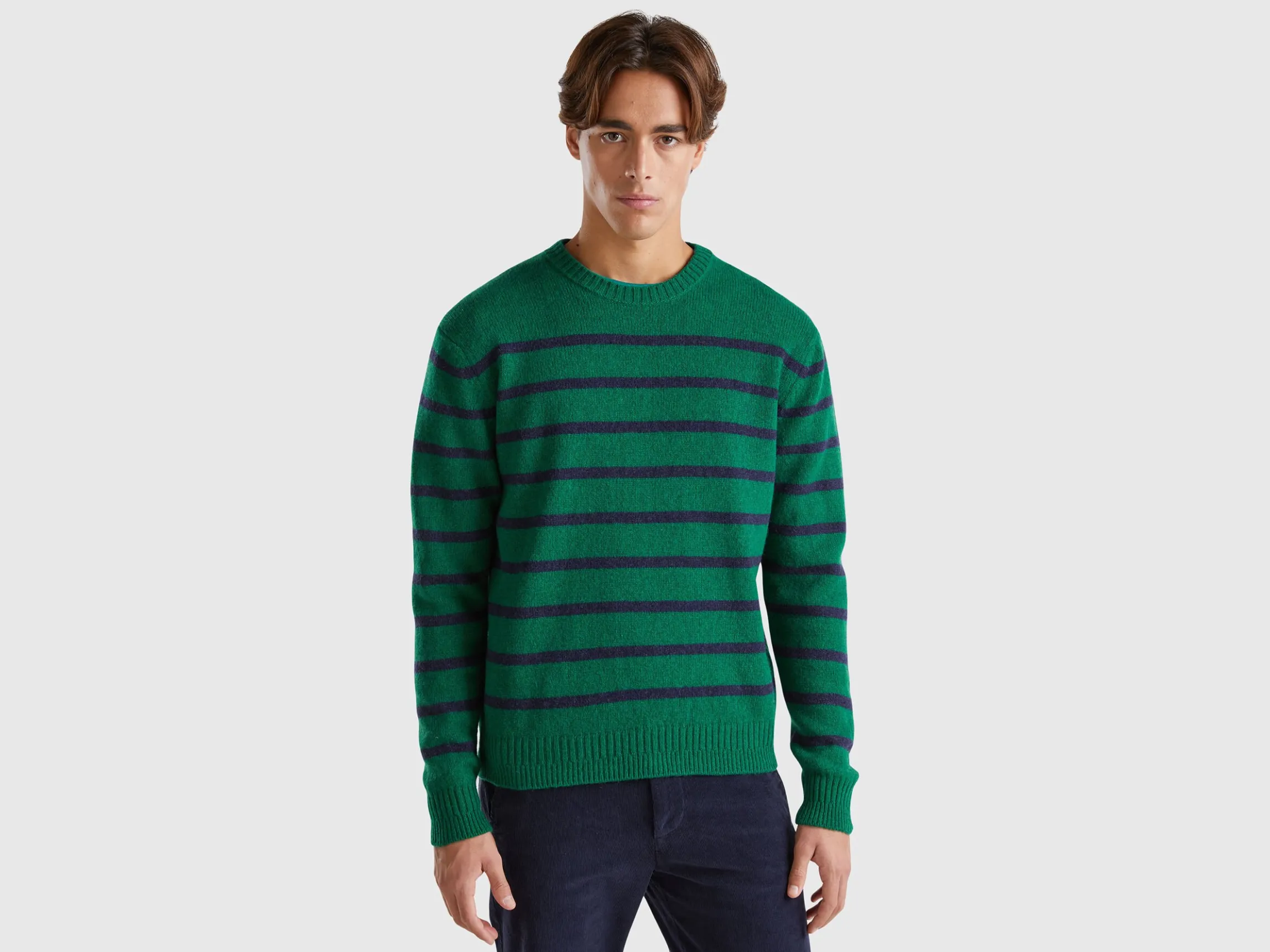 Sweater in pure Shetland wool
