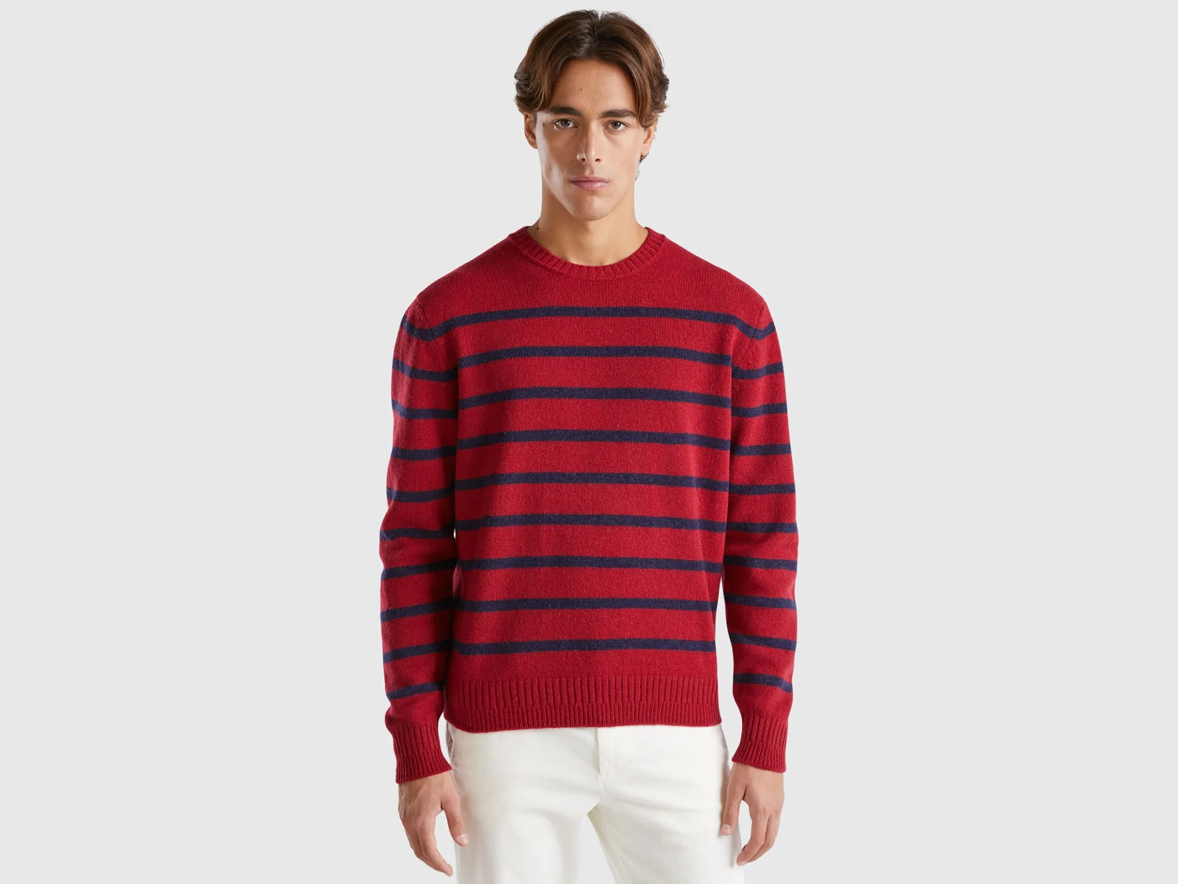 Sweater in pure Shetland wool