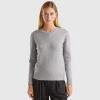 Sweater in pure Shetland wool