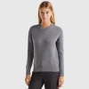 Sweater in pure Shetland wool