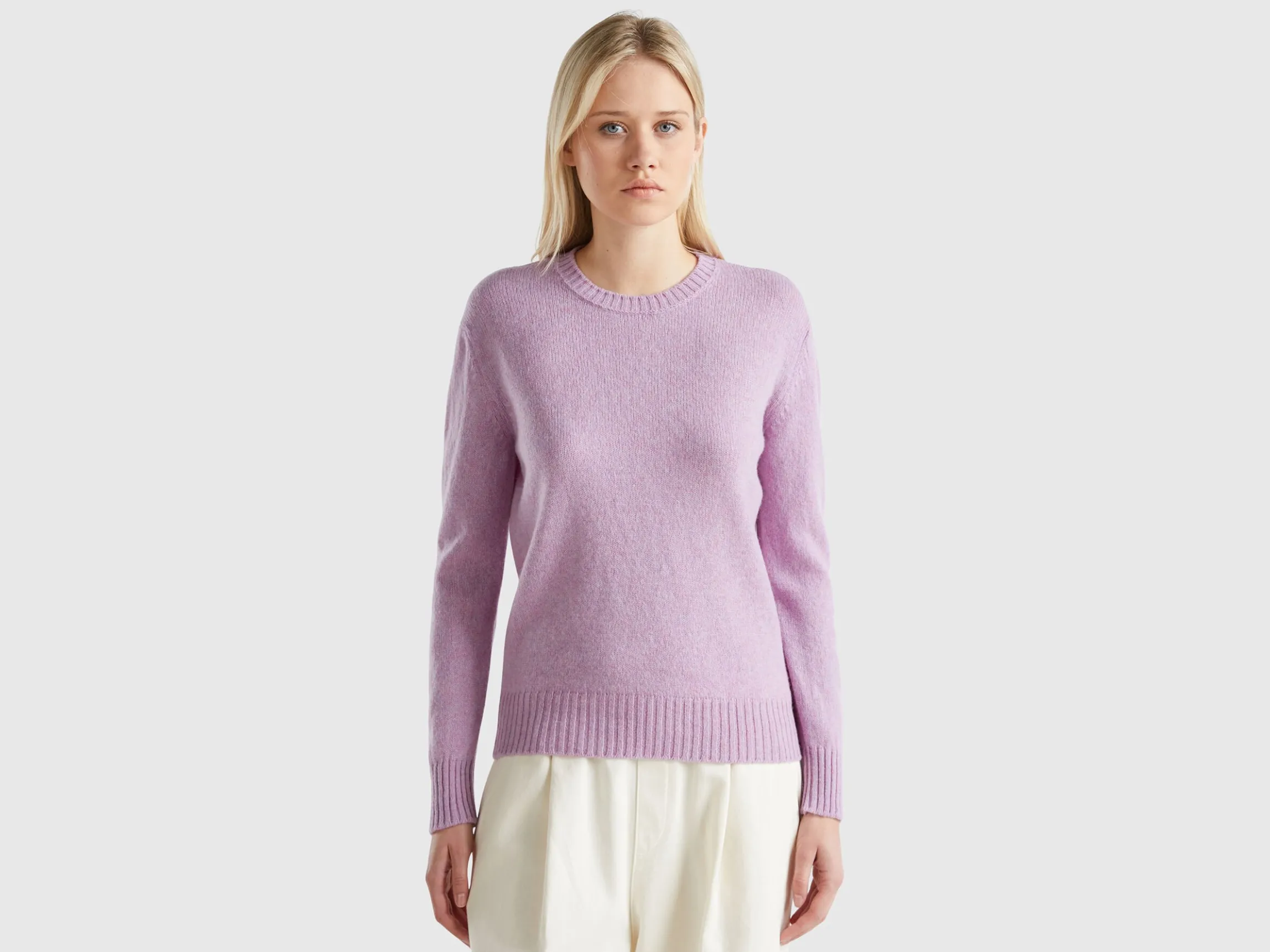 Sweater in pure Shetland wool