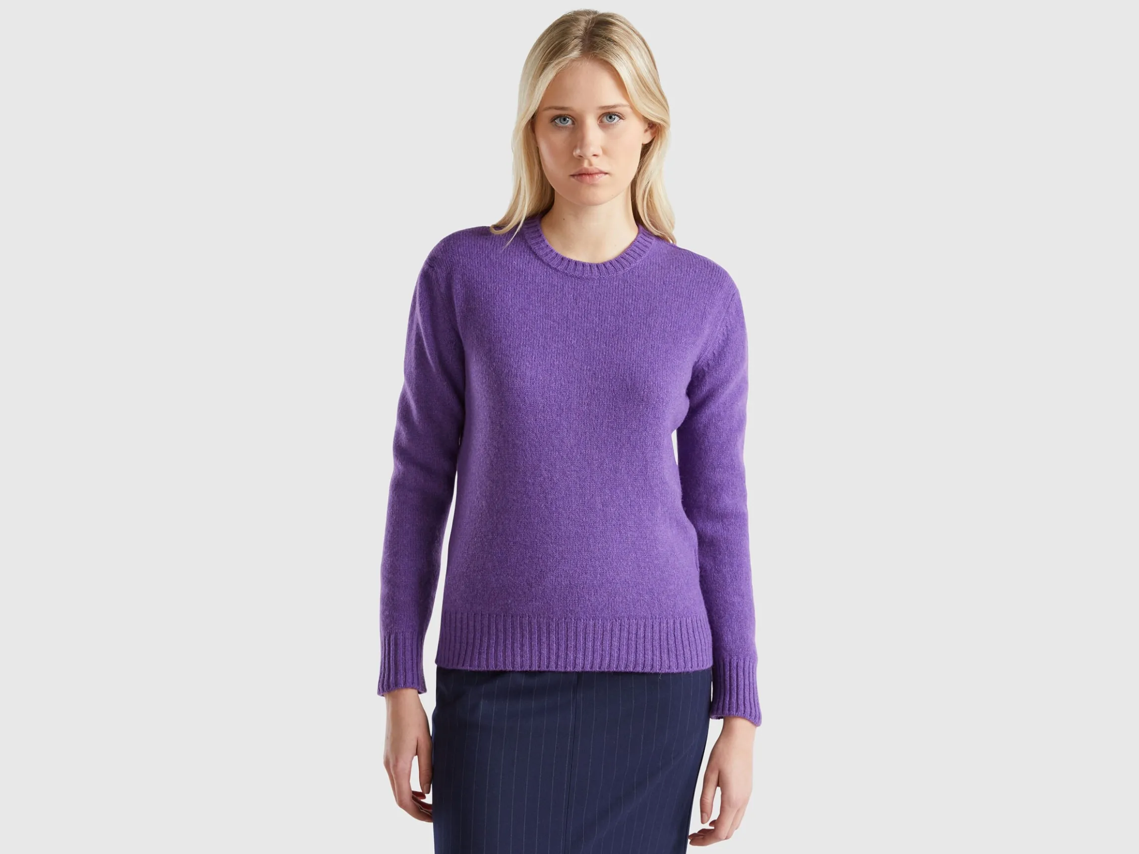Sweater in pure Shetland wool