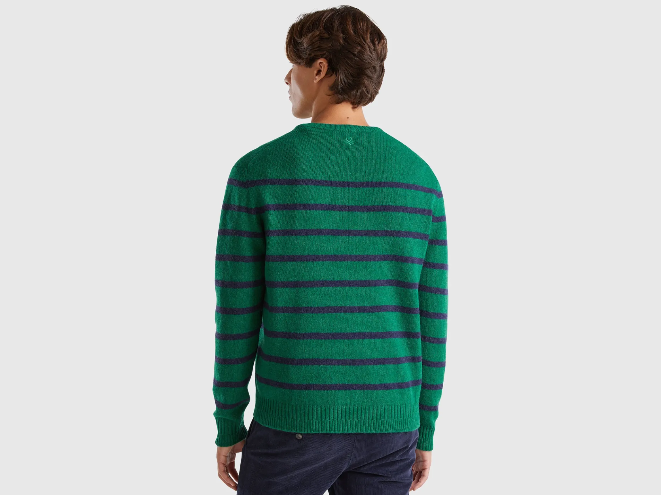 Sweater in pure Shetland wool