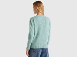 Sweater in pure Shetland wool