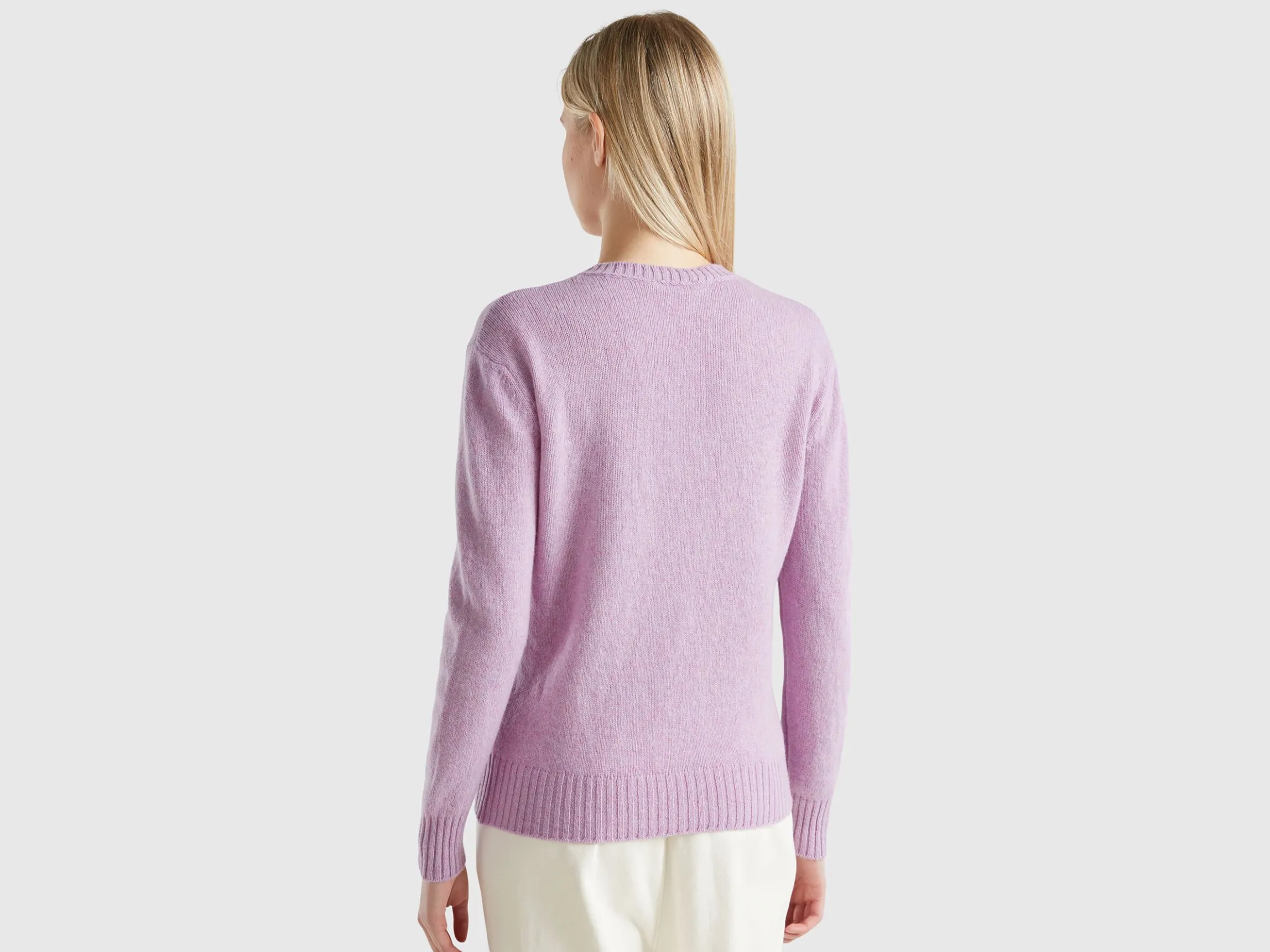 Sweater in pure Shetland wool