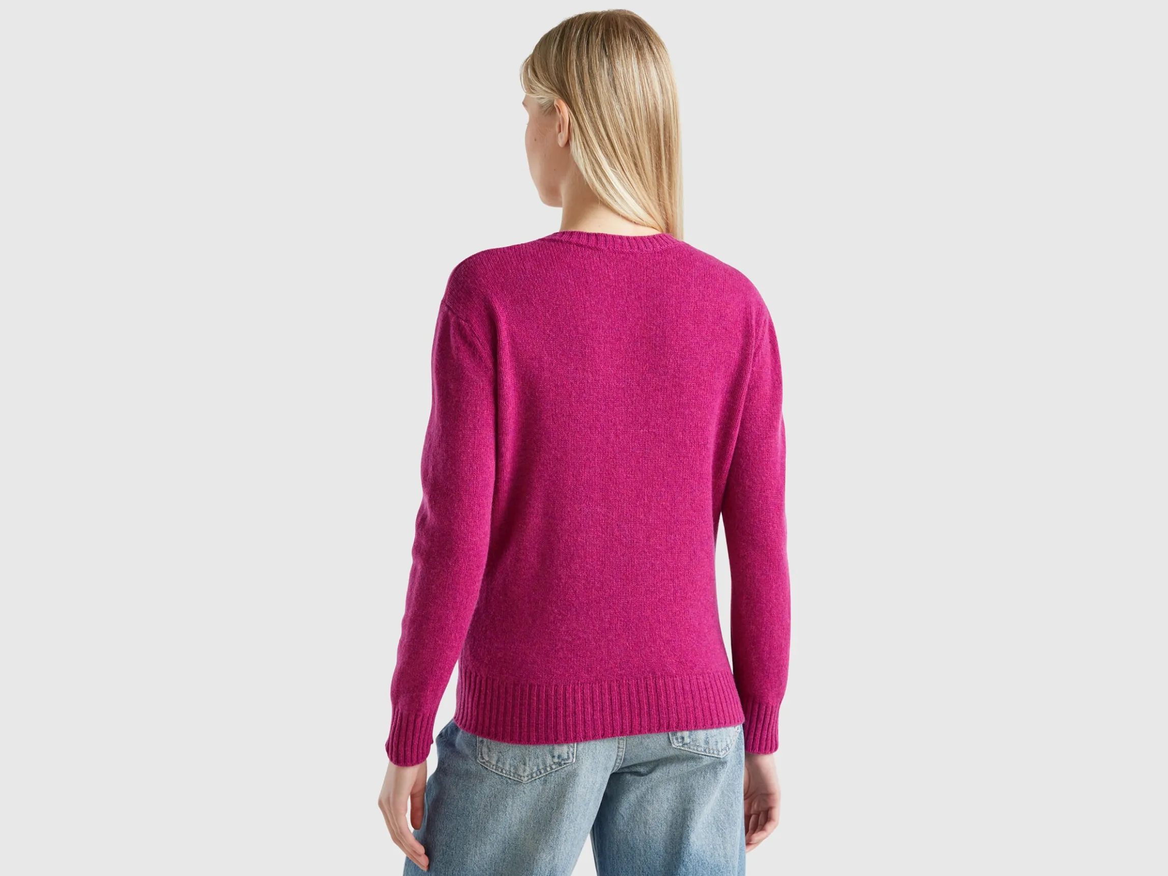 Sweater in pure Shetland wool