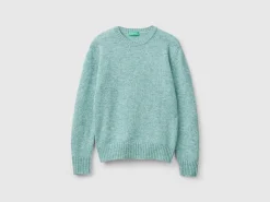 Sweater in pure Shetland wool