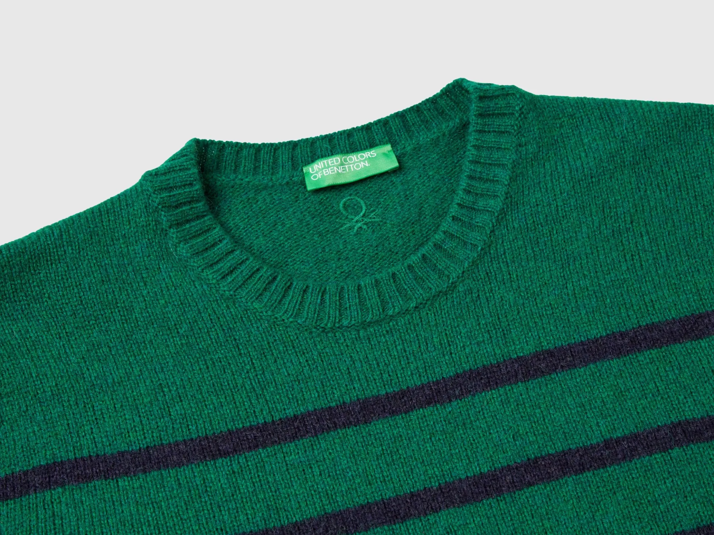 Sweater in pure Shetland wool