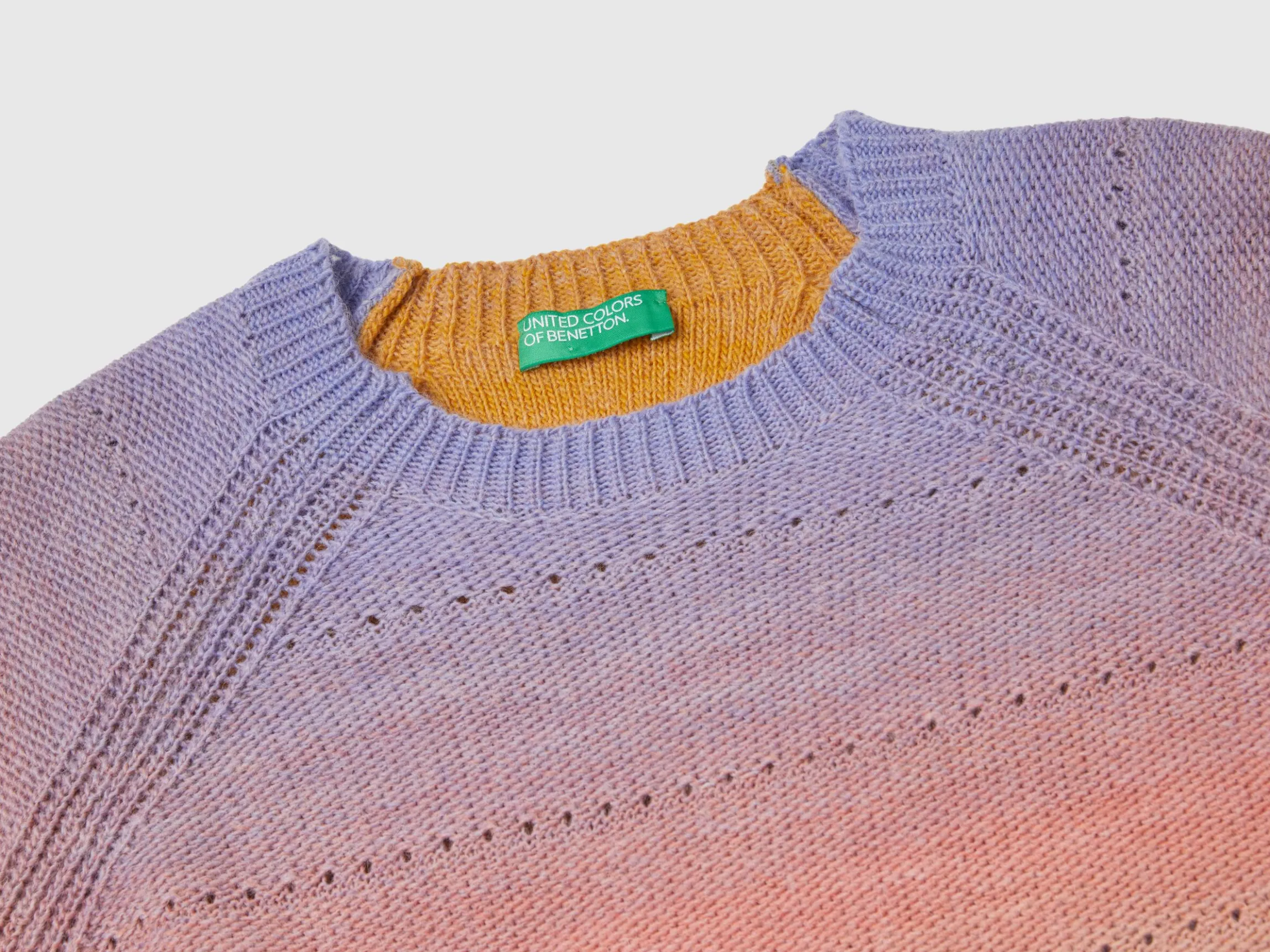 Sweater in pure Shetland wool