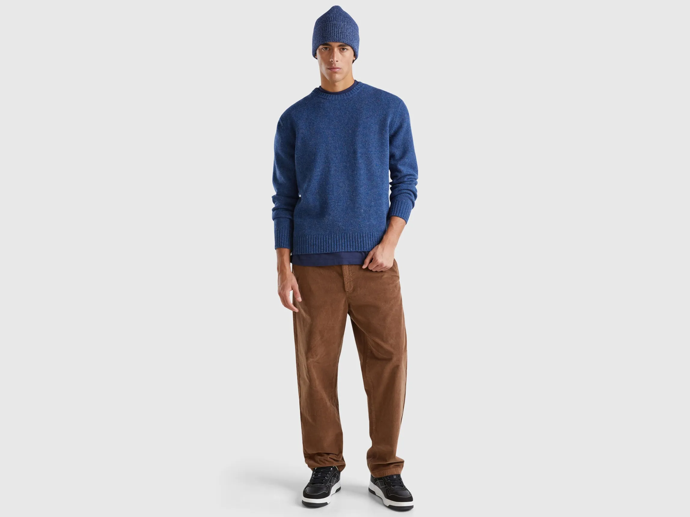 Sweater in Shetland wool