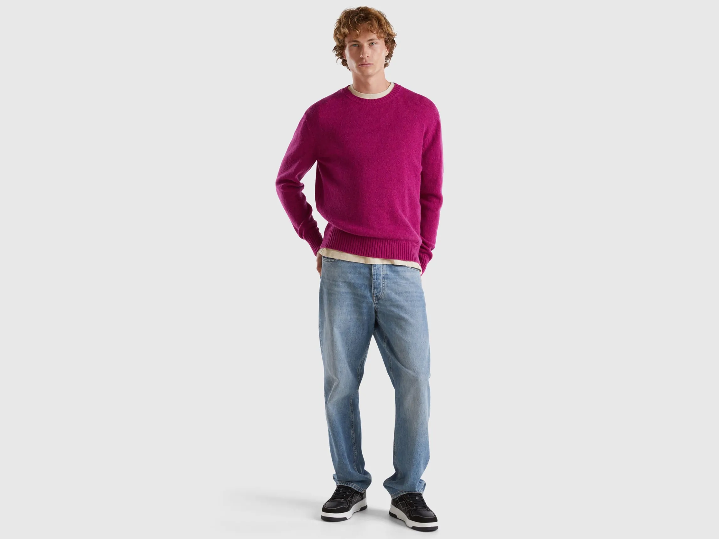 Sweater in Shetland wool