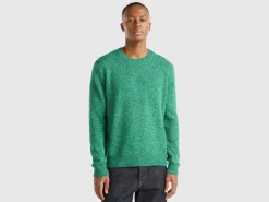 Sweater in wool and silk blend