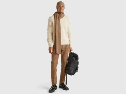 Sweater in wool and silk blend
