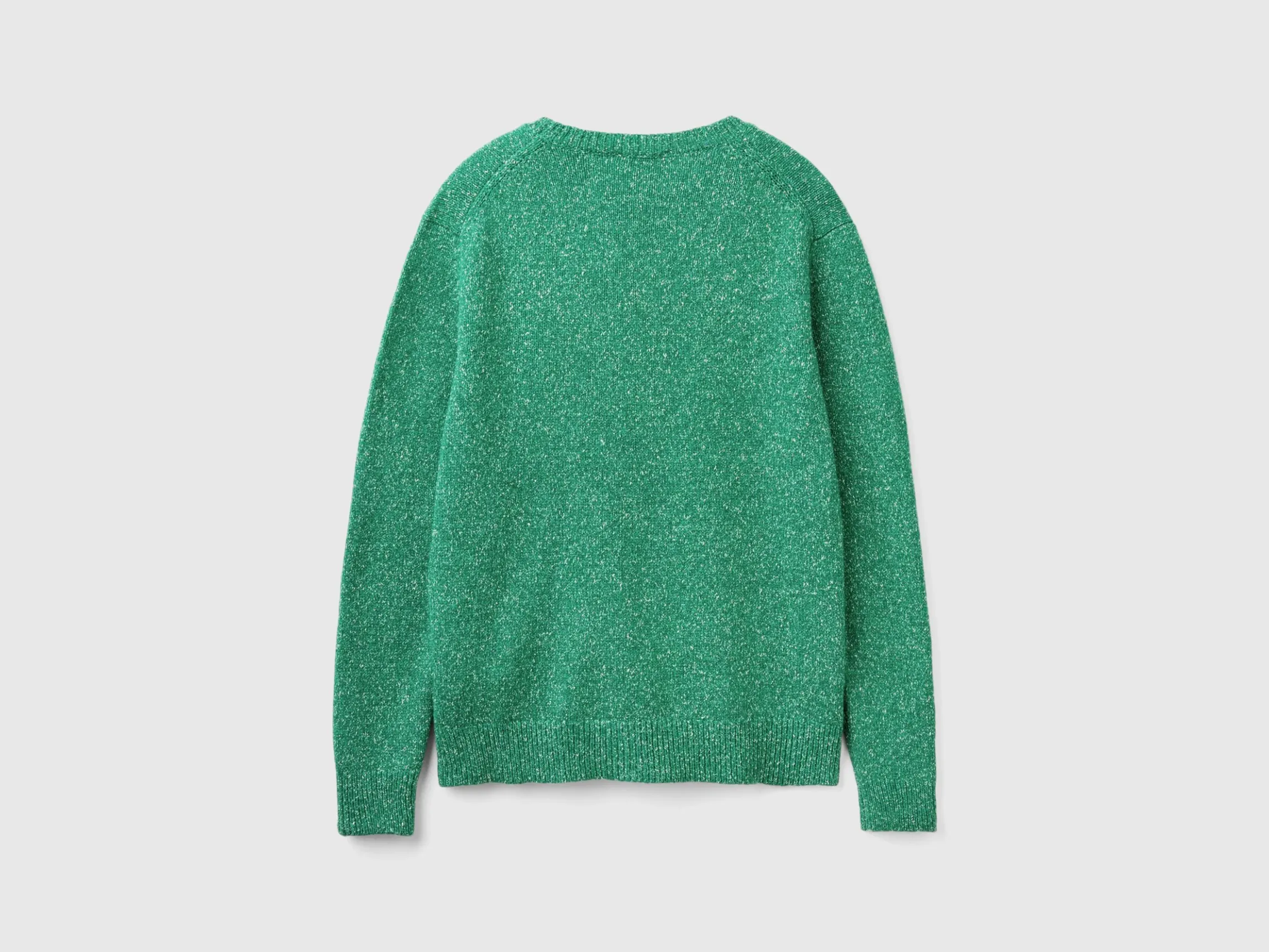 Sweater in wool and silk blend