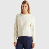 Sweater with cable knit